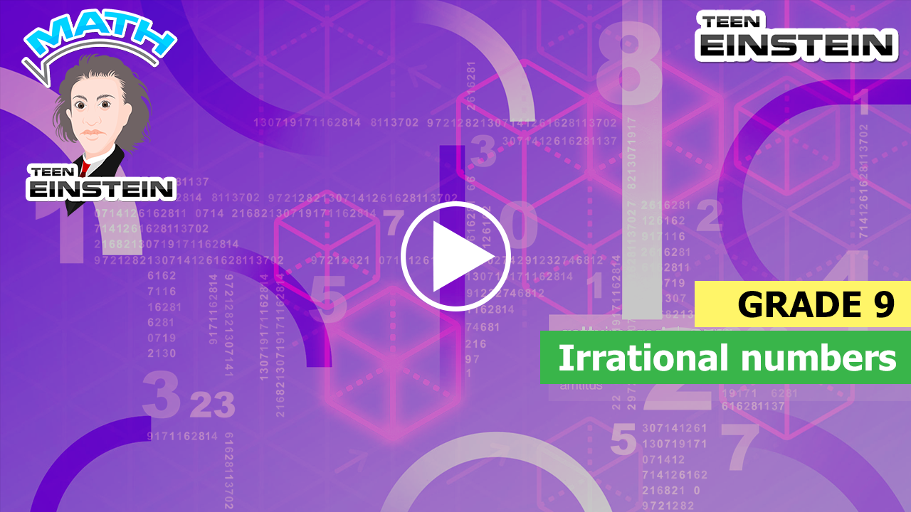 Irrational numbers Number and Quantity Real number system Irrational numbers